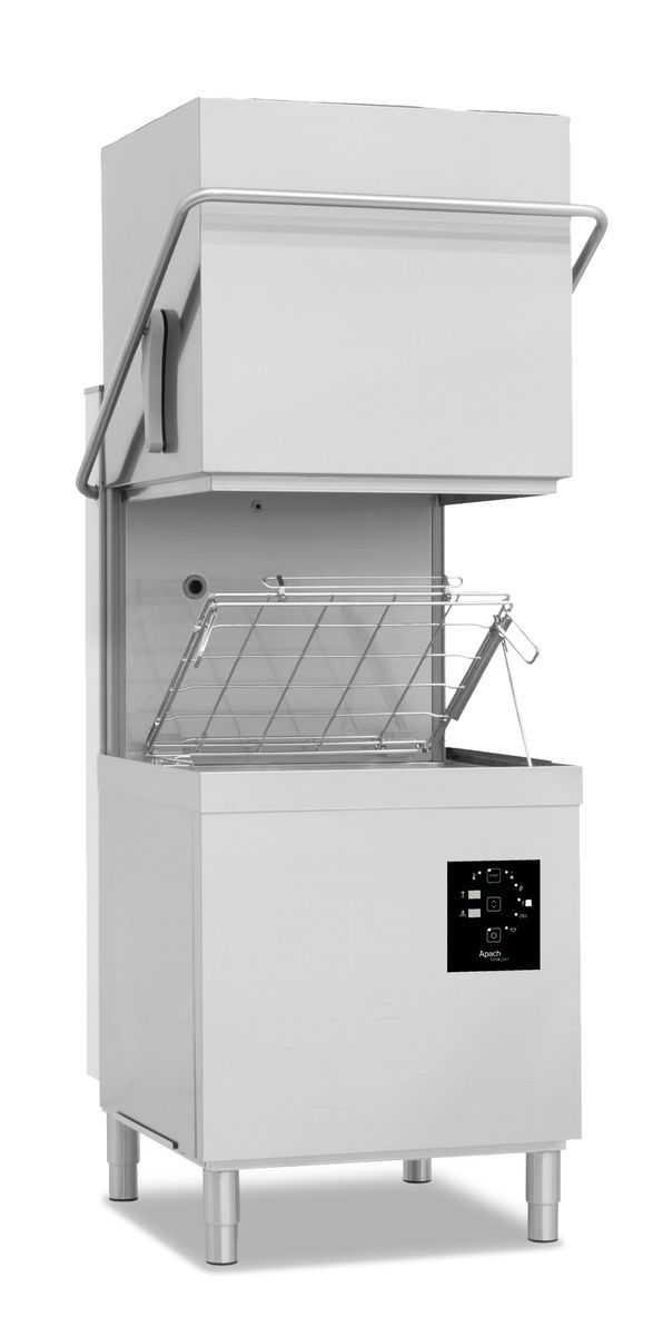 Hood type dishwashing machines